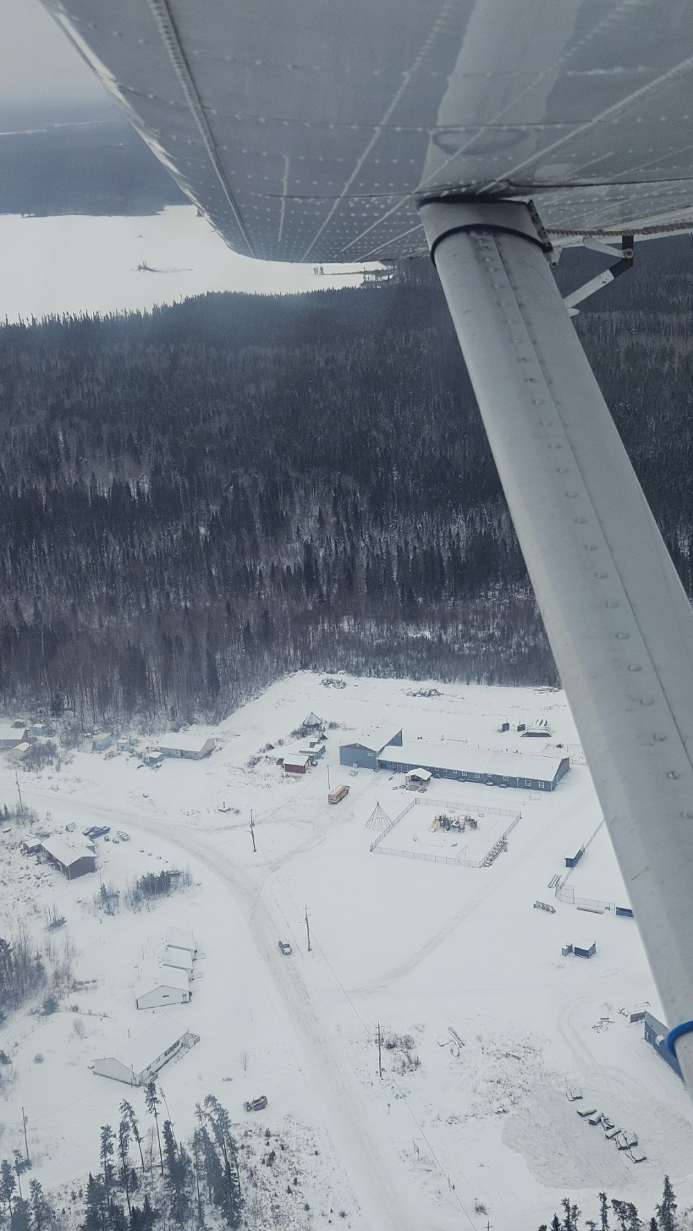 Arial View of the School 