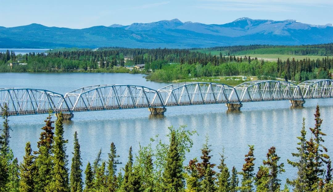 Nisutlin Bridge in Teslin