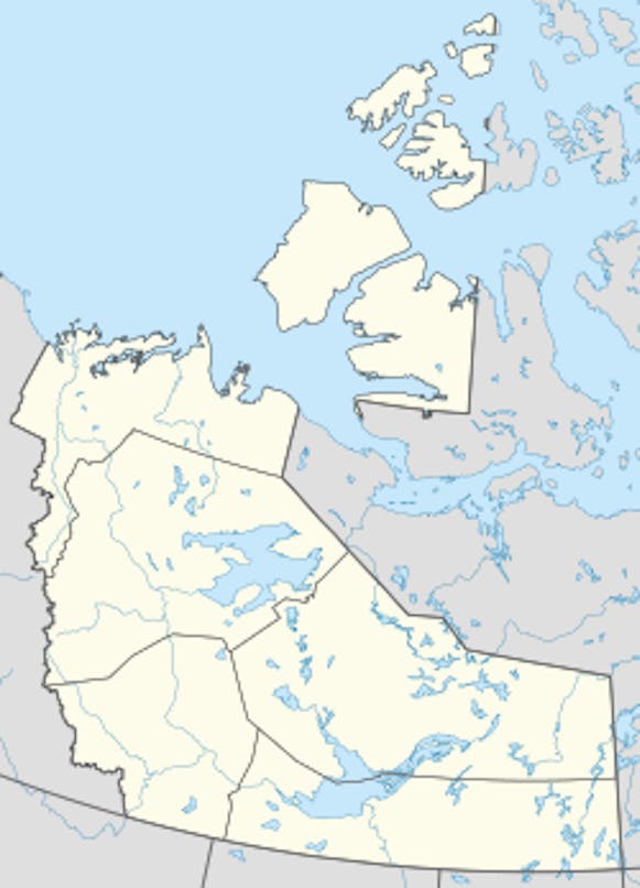Łutsel K’e on a Map